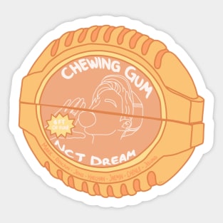 NCT Dream Chewing Gum Tape Orange Version Sticker